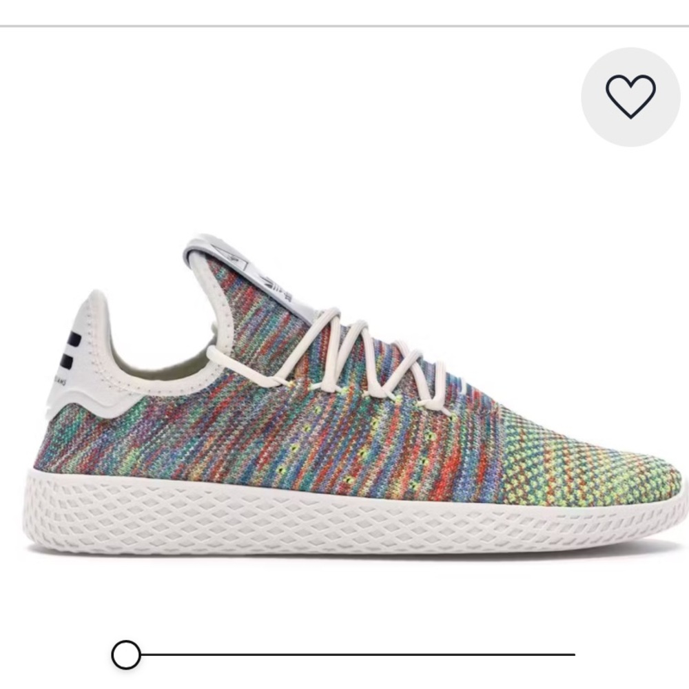adidas Tennis HU Pharrell Holi Multi-Color Women’s Breathable Knit Sneakers